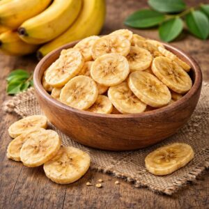 Banana chips Sri Lankan Banana Leaf Plates (Heat-Pressed)